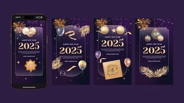 Videohive Happy New Year Instagram Story 55603697