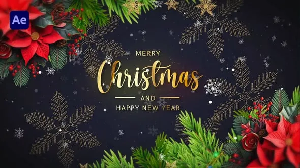 Videohive Merry Christmas Intro 2025 55492225