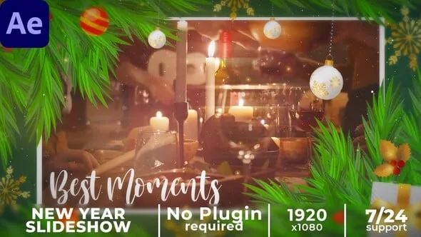 Videohive Merry Christmas Slideshow 55453400