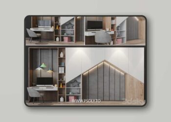 Workplace 22 3D Model