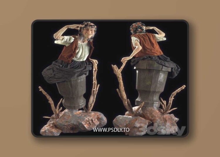 Baba Yaga (vray GGX) 3D Model