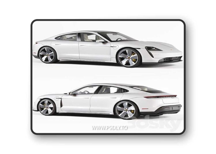 Porsche Taycan 3D Model