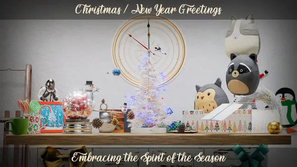 Videohive Christmas - New Year Greetings - Embracing the Spirit of the Season 49774051