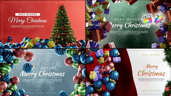 Videohive Festive Christmas Greetings Pack 55624955