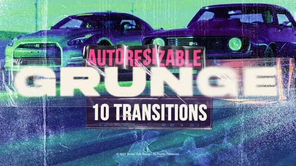 Videohive Grunge Transitions 55972661
