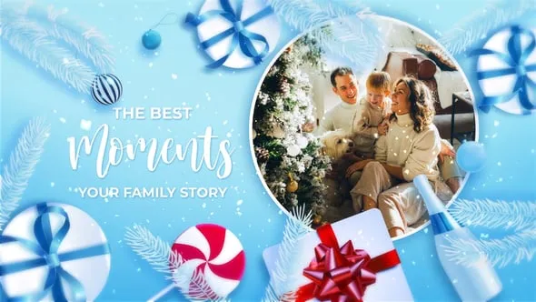 Videohive Merry Christmas New Year Slideshow 55680261