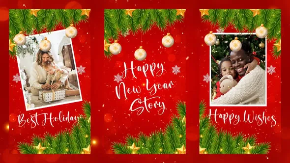 Videohive Merry Christmas and Happy New Year Instagram 55625109