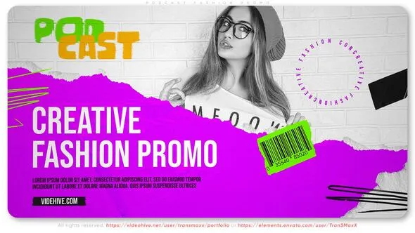 Videohive Podcast Fashion Promo 55988501
