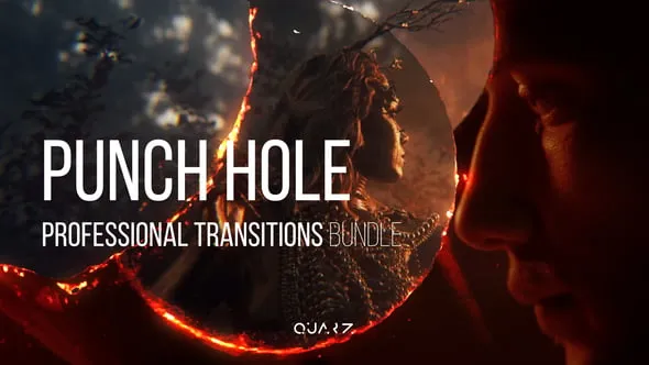 Videohive Punch Hole Transitions for After Effects 55612450