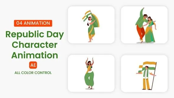 Videohive Republic Day Character Illustration 55899984