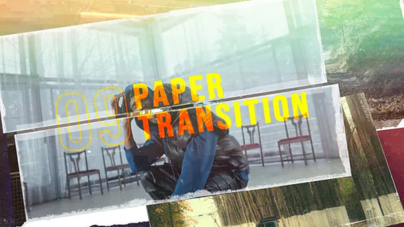 Videohive Rip Paper Freeze Frame Transitions 55888297