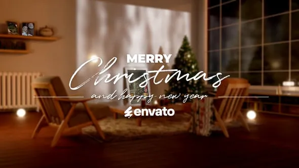 Videohive Romantic Christmas Room 55777080