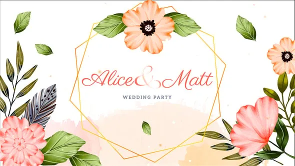 Videohive Wedding Invitation Slideshow 54794694
