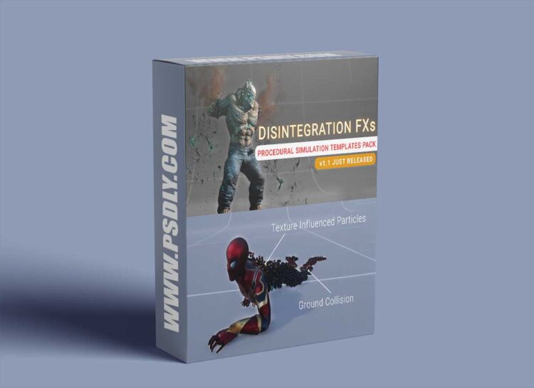 Blendermarket - Disintegration Fxs v1.1 For Blender