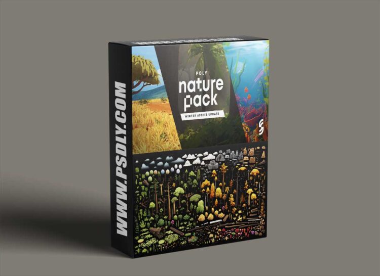 Blendermarket - Poly Nature Pack: Animated Stylized Pack