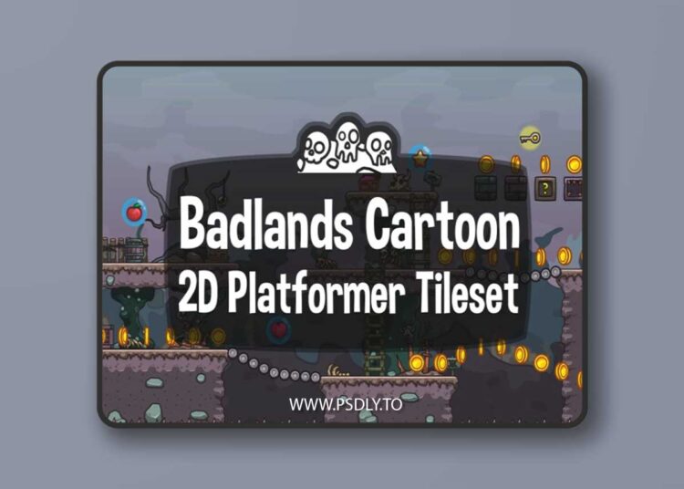 Craftpix - Badlands Cartoon 2D Game Tileset