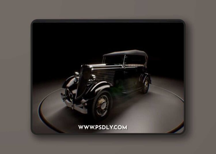 Fab - Drivable retro car Farton 3D Model