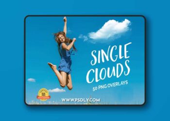 GraphicRiver - 50 Single Clouds Photo Overlays 27028119