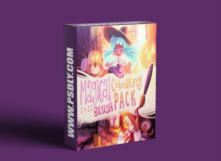 Kate Pellerin Poopikat - Magical Colouring Brush Pack For Procreate