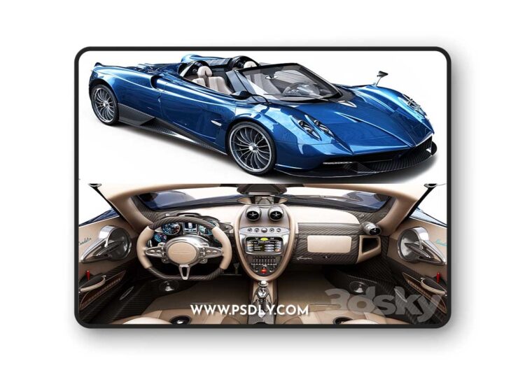 Pagani Huayra 3D Model