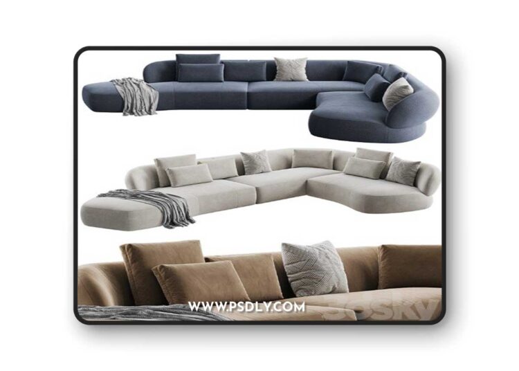 SURF Sofas-Set 2 3D Model