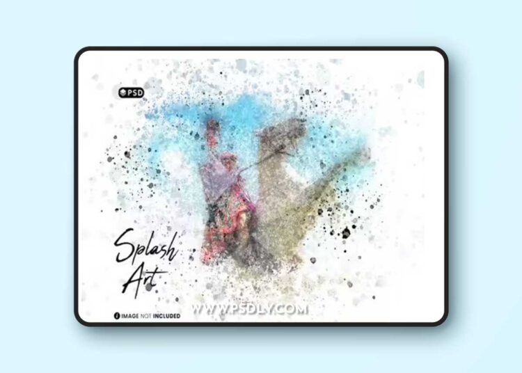 Splash Art Photo Effect