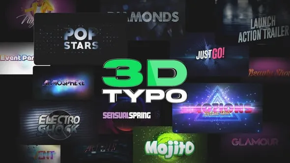 Videohive 3D Titles. Vol. 2 56013201