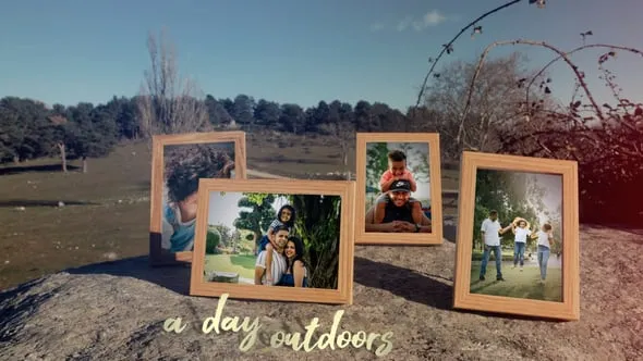 Videohive - A day outdoors slideshow - 56400628