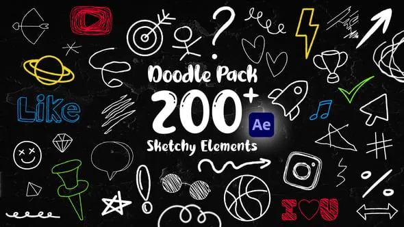 Videohive Doodle Pack 54687058