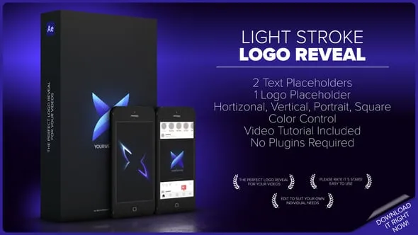 Videohive - Light Stroke Logo Reveal - 56416541