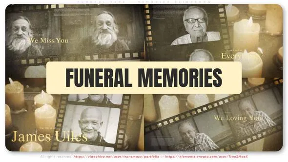 Videohive - Funeral Tape - Memories Slideshow - 56401834