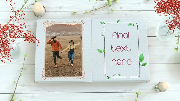 Videohive - Wedding Or Valentine's Day Photo Album - 56271988
