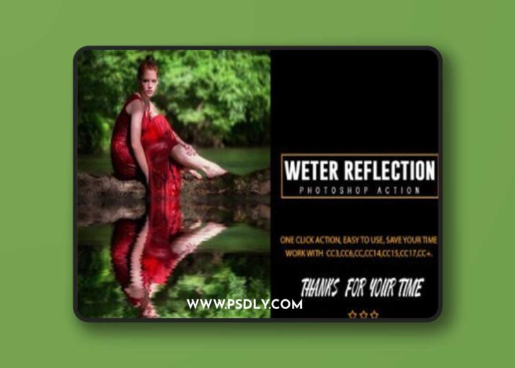 Water Reflection Photoshop Action