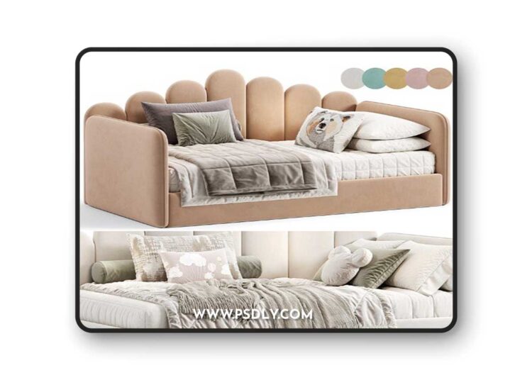 3dsky Pro - Avelin Kids Bedby Mamoony 3D Model