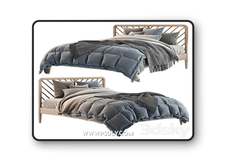 3dsky Pro - Bed ANDA By La Redoute