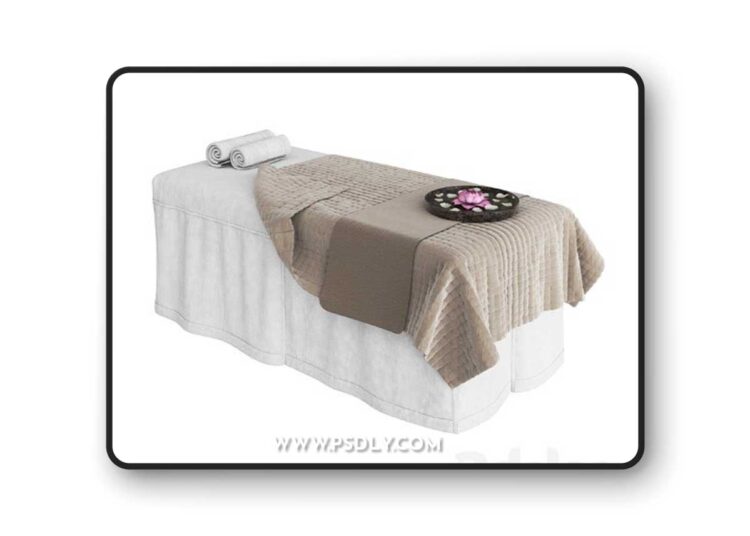 3dsky Pro - Massage table 3D Model