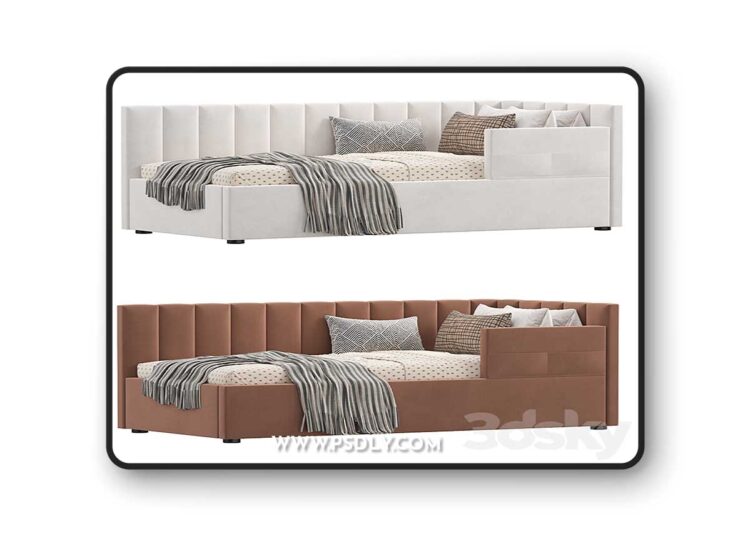 3dsky Pro - Milena bed 3D Model
