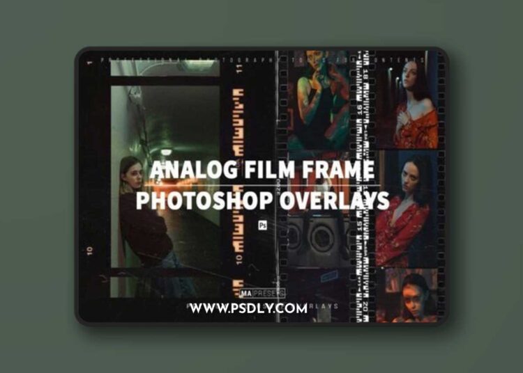 60 ANALOG FILM FRAME OVERLAYS