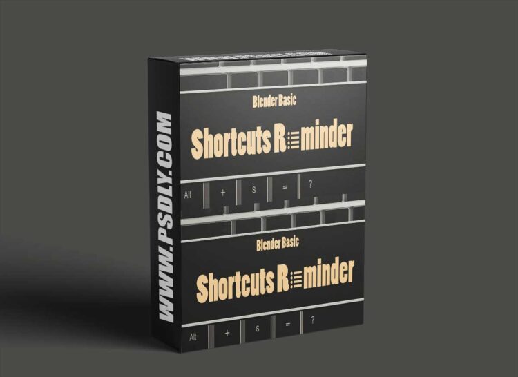 Blender Market - Blender Basic Shortcuts Reminder v1.0.2