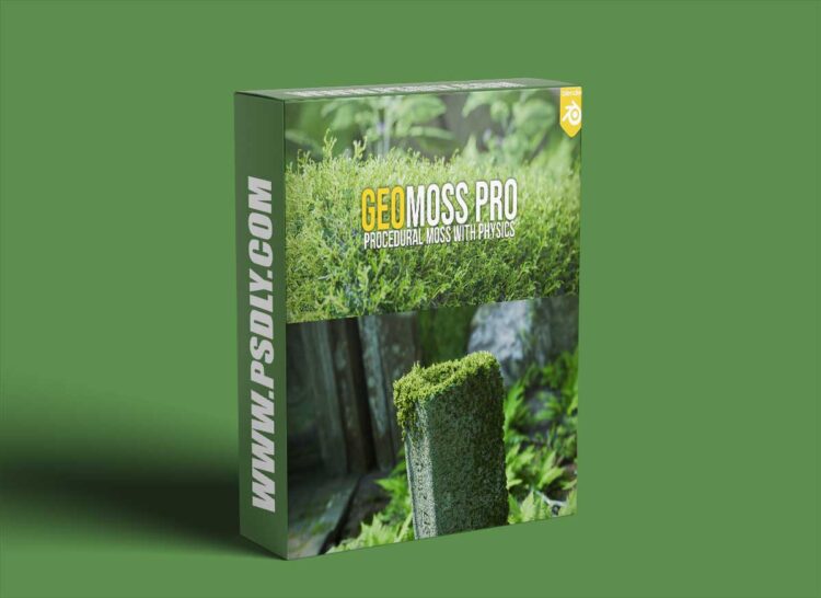 Blender Market - Geomoss Pro: Physical Moss Addon
