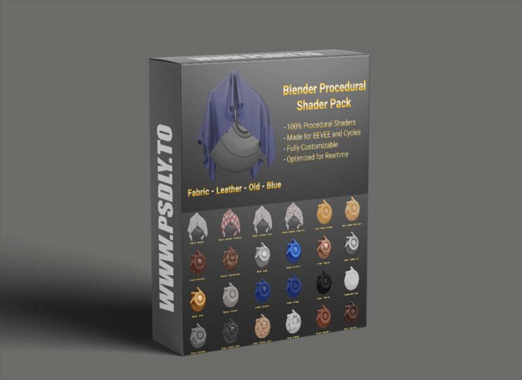 Blendermarket - Blender Procedural Shader Pack v4.2