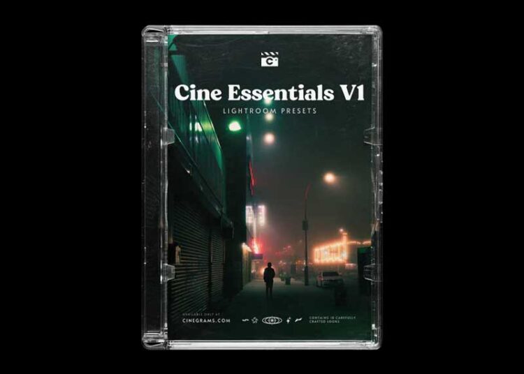 Cinegrams - Cine Essentials V1 Lightroom Presets