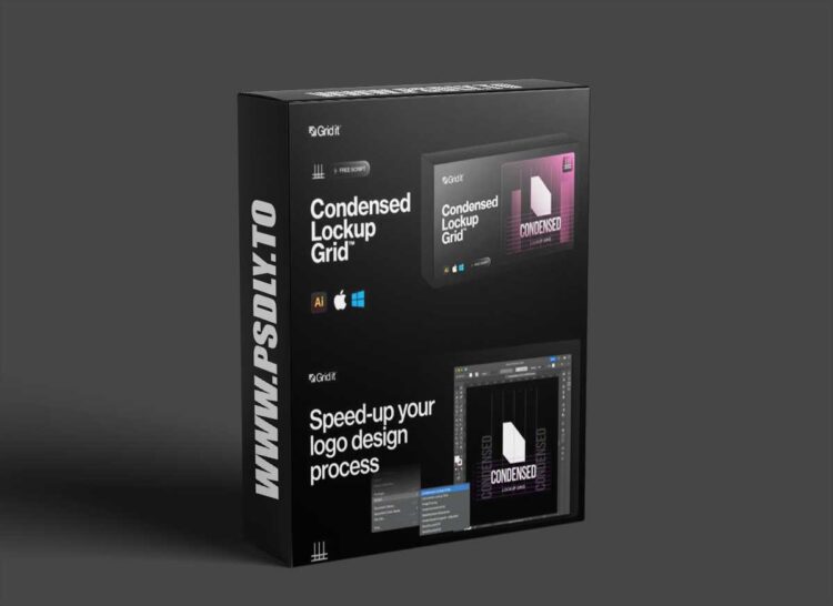 Condensed Lockup Grid - Illustrator Script