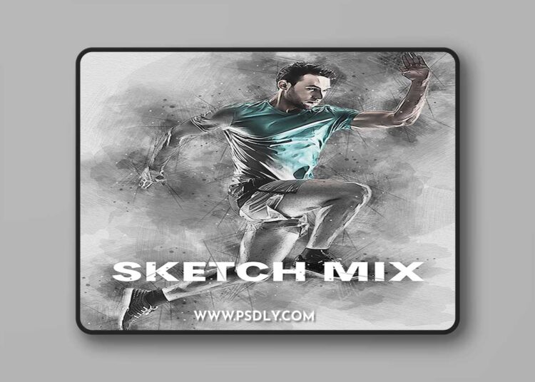 GraphicRiver - Sketch Mix Photoshop Action - 25082364