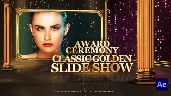 Videohive - Classic Golden Awards Slideshow - 56925940