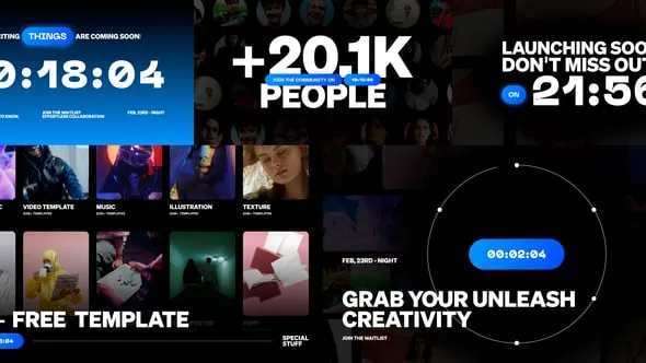 Videohive - Coming Soon Overlay - 56137856