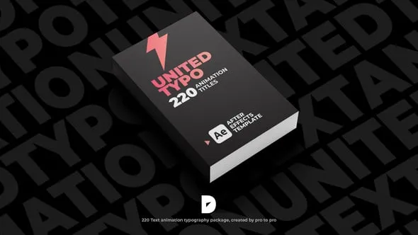 Videohive United Typo 220 Text Animation 42712611