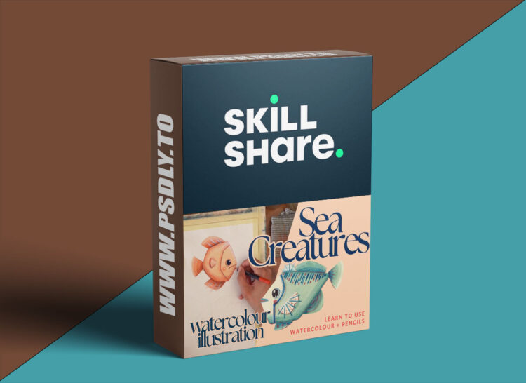 Watercolour for Beginners: Learn to use Watercolour and Pencils to Paint a Magical Sea Creature