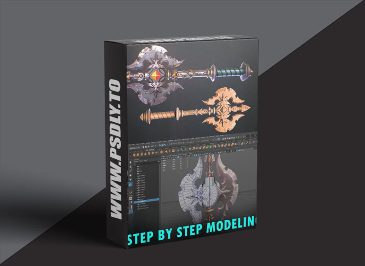 3dex - Stylized Game Model Tutorial - Axe