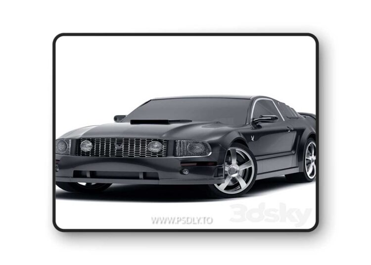 3dsky Pro - Ford Mustang 3D Model